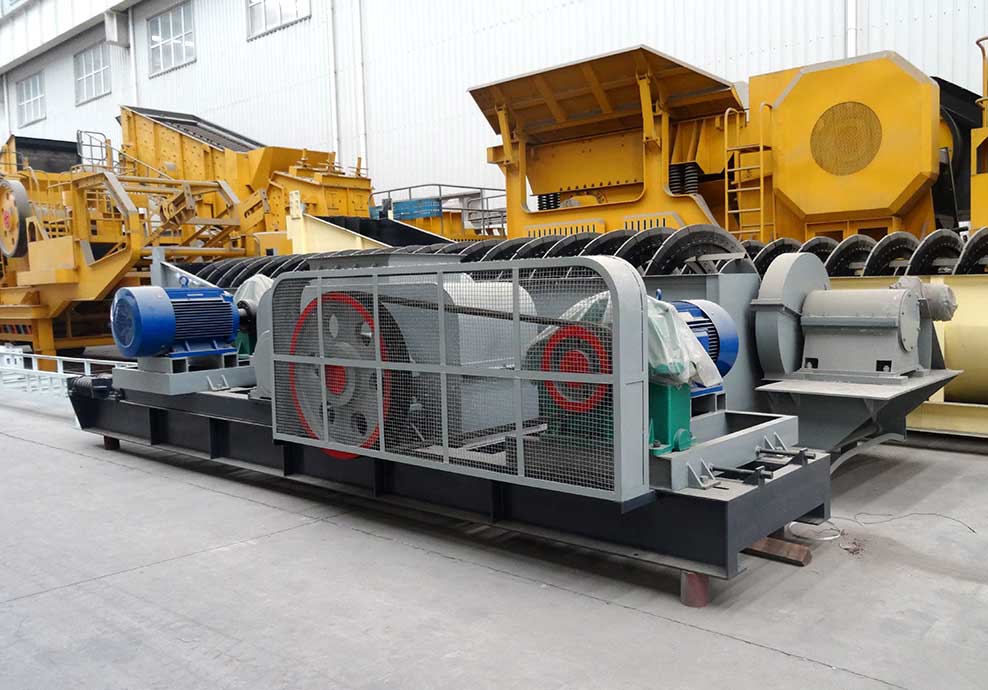 河卵石對輥式破碎機(jī)