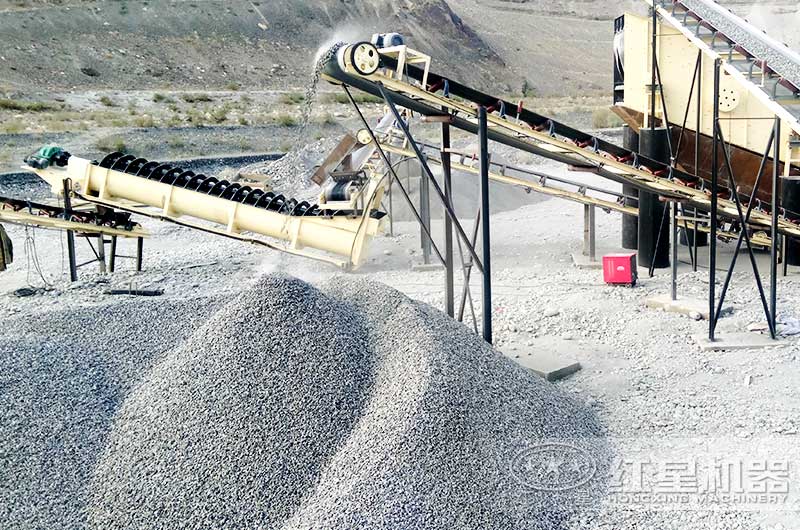 尾礦砂清洗現場實拍圖