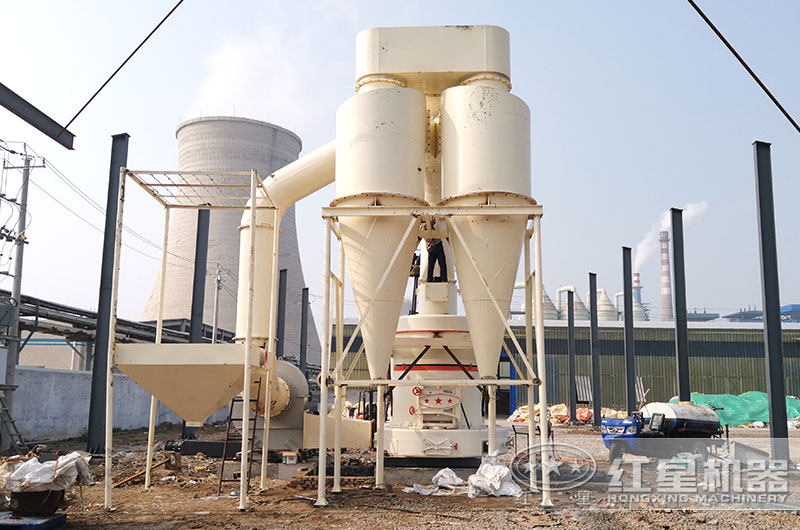 石膏粉生產(chǎn)加工現(xiàn)場圖