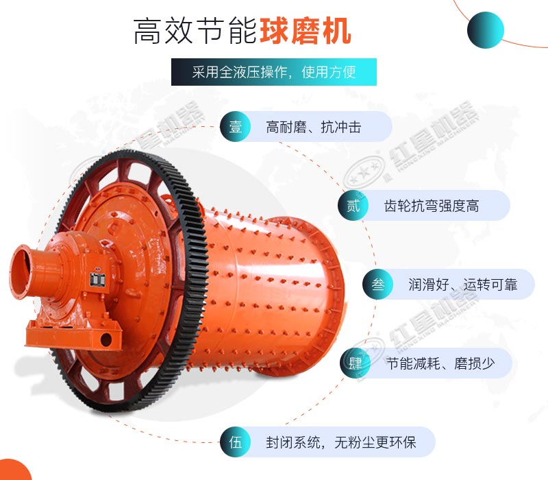 節(jié)能球磨機的優(yōu)勢