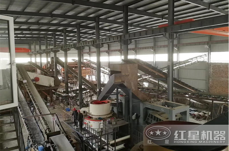 碎石制砂加工客戶(hù)現(xiàn)場(chǎng)