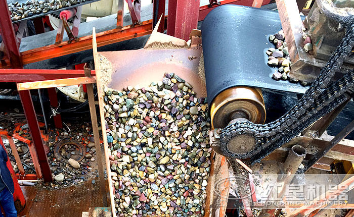 卵石破碎現(xiàn)場圖片