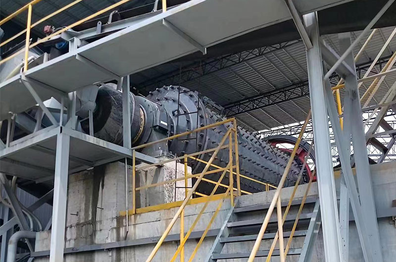 棒磨式制砂機現(xiàn)場