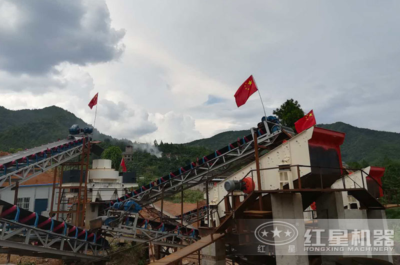 使用沖擊制砂機(jī)加工客戶(hù)現(xiàn)場(chǎng)