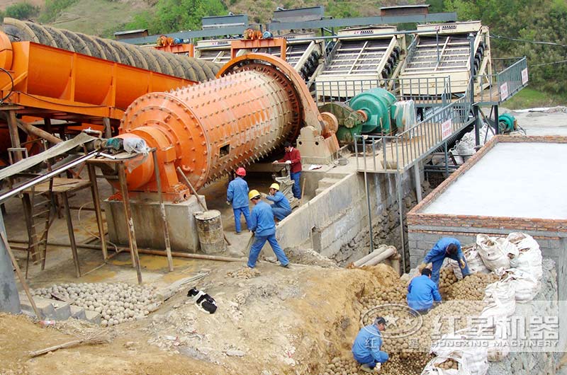 節(jié)能球磨機的安裝