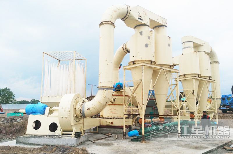 膩子粉加工生產(chǎn)線實拍