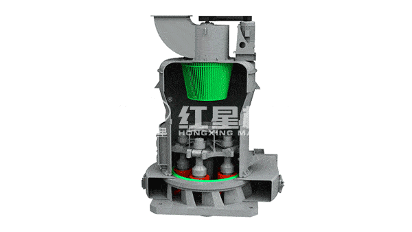 高壓磨粉機(jī)工作原理圖