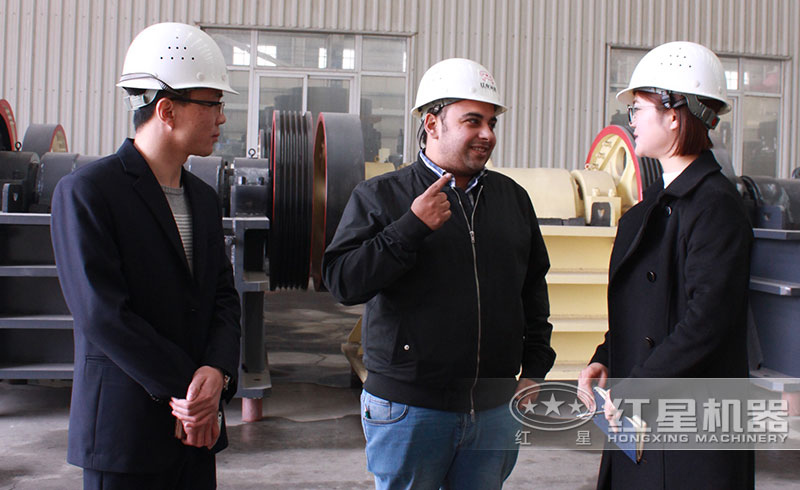 國(guó)外朋友用戶來廠考察