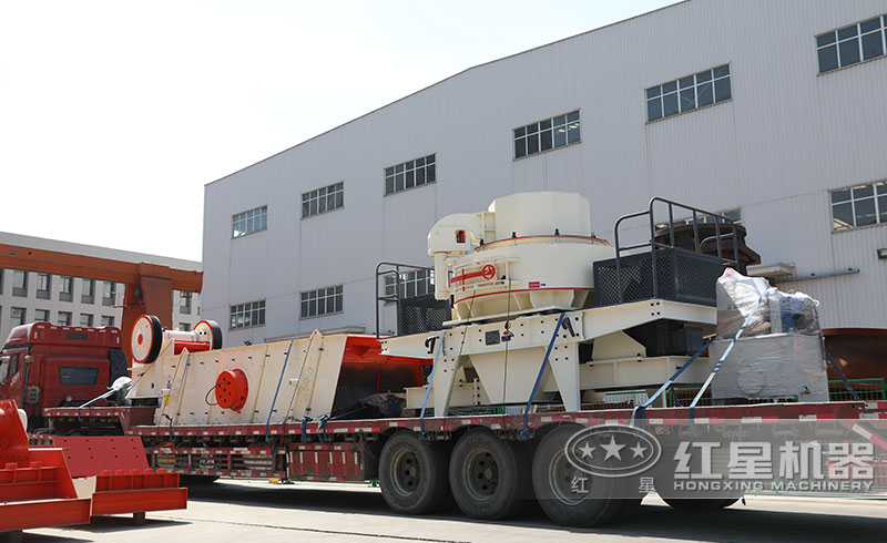 全套打沙生產(chǎn)線設(shè)備發(fā)貨