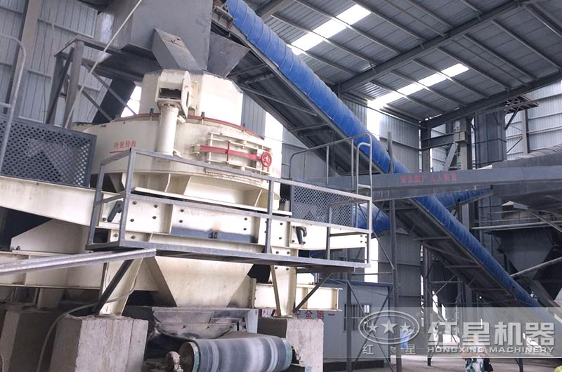 制砂設(shè)備作業(yè)現(xiàn)場(chǎng)