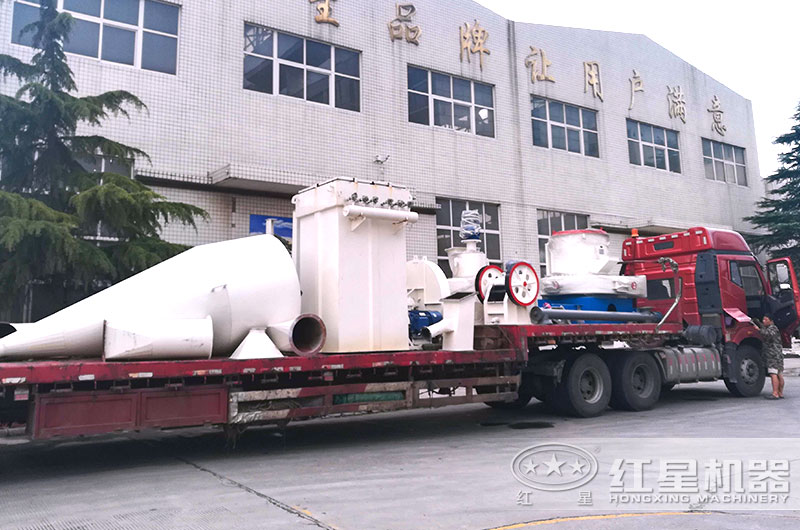 大型磨粉機發(fā)往安微