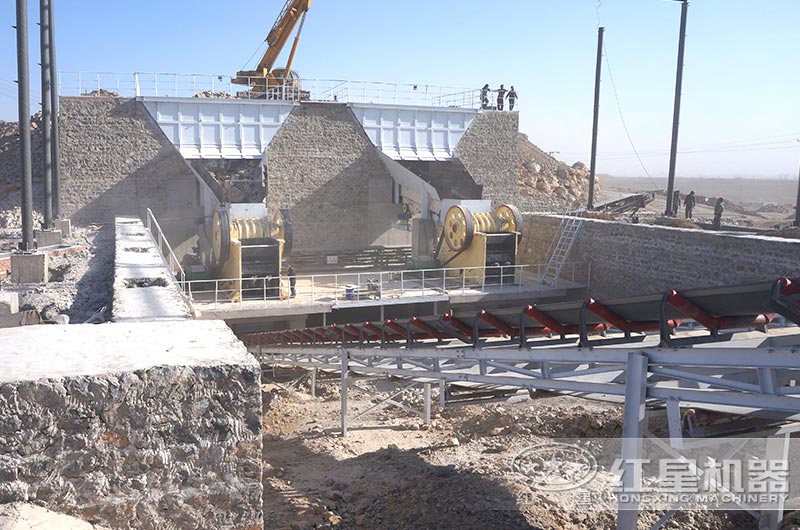 河北客戶碎石生產(chǎn)現(xiàn)場實(shí)拍圖