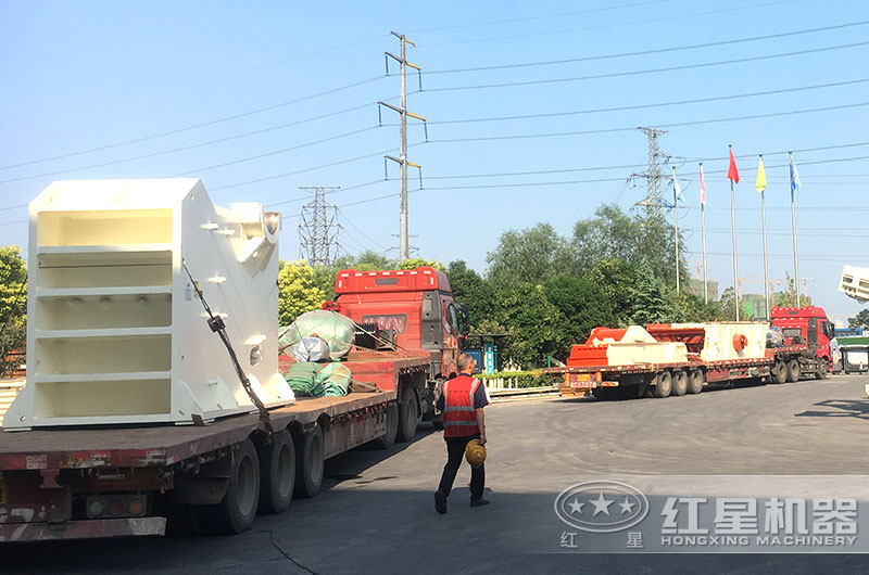 全套玄武巖破碎整形生產(chǎn)線設備發(fā)貨