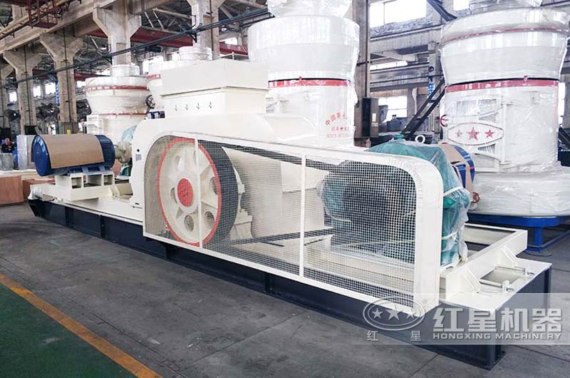 對輥破小型制沙機(jī)，可處理含水分8%物料