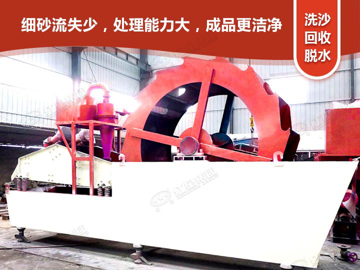 新型洗沙機(jī)洗凈度高，效益好