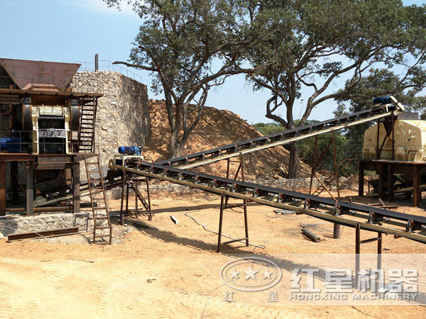 山東客戶(hù)方解石生產(chǎn)現(xiàn)場(chǎng)