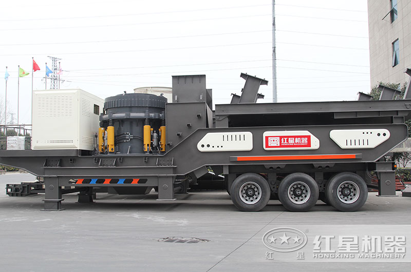 流動式砂石粉碎機(jī)圖片、圓錐破