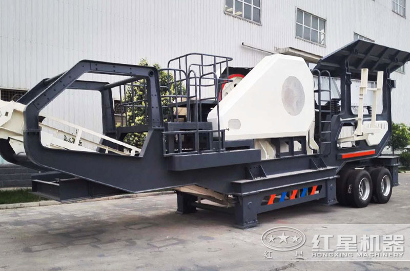 顎式移動破碎機集給料、破碎、輸送為一體