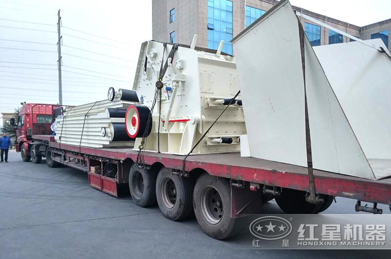 紅星直銷，全套石灰石破碎機設備發(fā)貨出廠