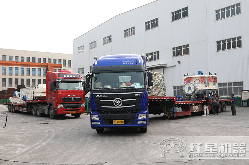 河南紅星全套砂石加工生產(chǎn)線配置設(shè)備發(fā)貨