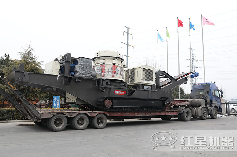 紅星河卵石移動(dòng)制砂機(jī)發(fā)貨現(xiàn)場(chǎng)