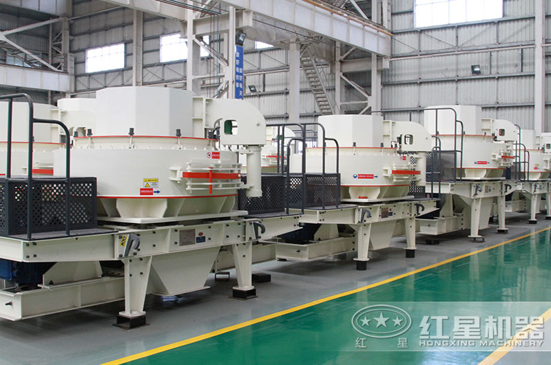 沖擊式碎石機(jī)車間實(shí)拍大圖