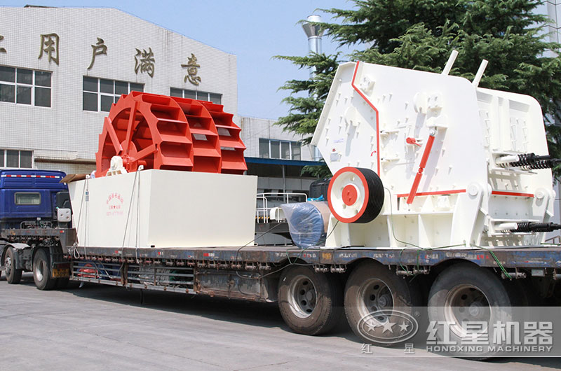 青石破碎機(jī)發(fā)貨現(xiàn)場(chǎng)