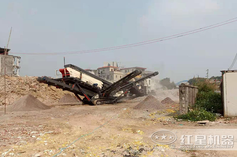 建筑廢料處理現(xiàn)場(chǎng)